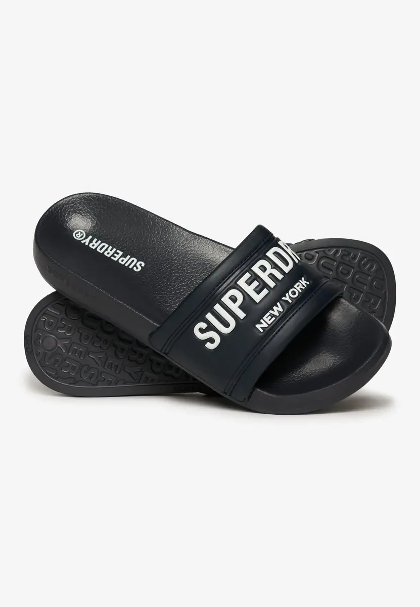 Superdry City Luxe Pool Sliders Dames - Ebony - afbeelding 5 van 6