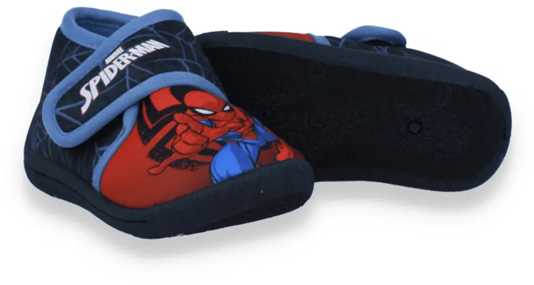 Spiderman Jongens Pantoffel Zwart/grijs