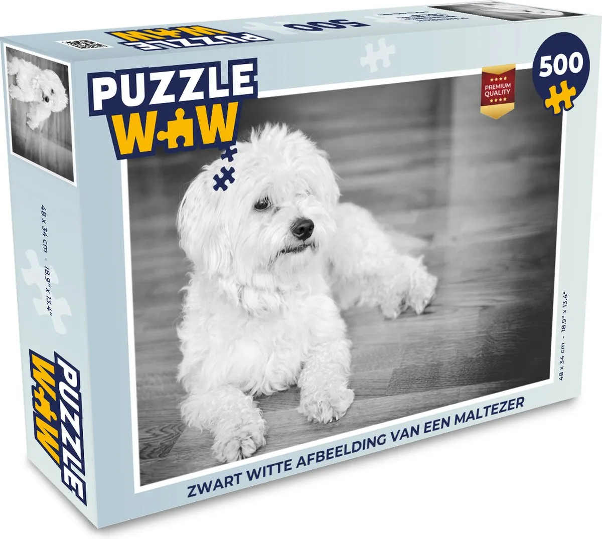 PuzzleWow Legpuzzel Maltezer 500 Stuks