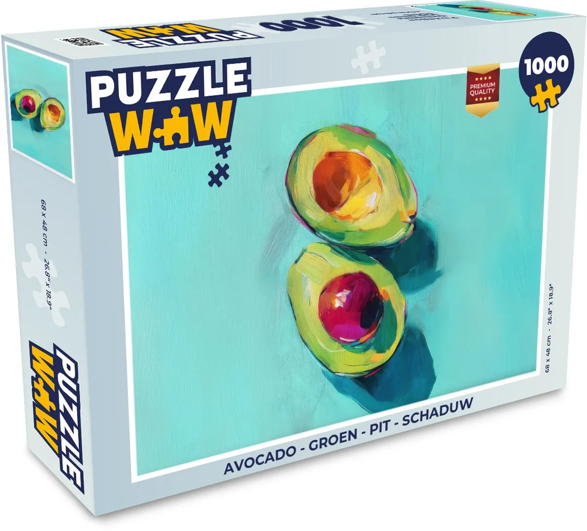 PuzzleWow Avocado Pit Legpuzzel 1000 Stukjes