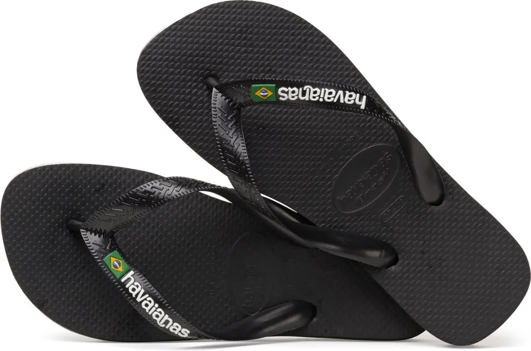 Havaianas Brasil Logo Teenslipper - Zwart - afbeelding 6 van 6