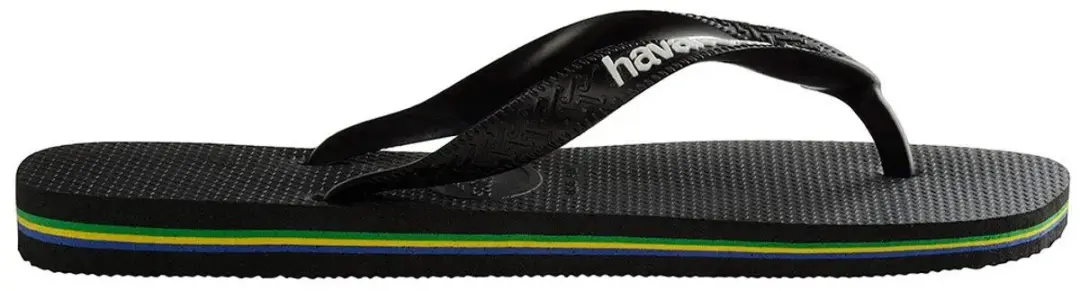 Havaianas Brasil Logo Teenslipper - Zwart - afbeelding 4 van 6