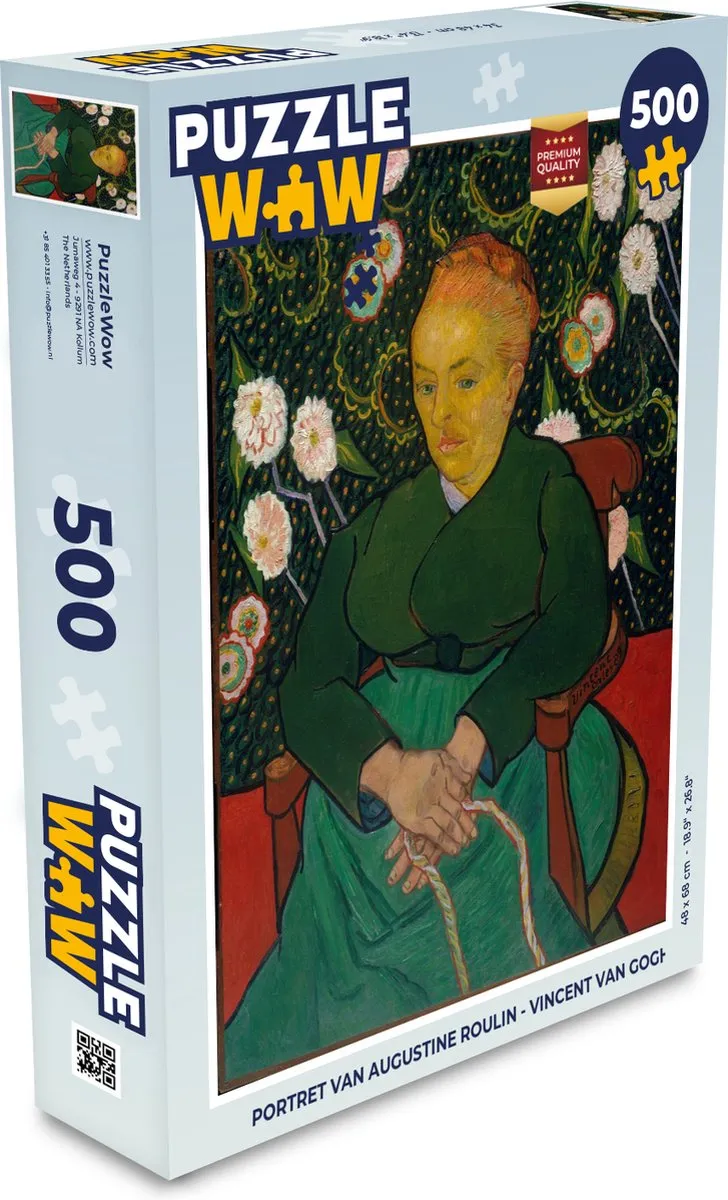 PuzzleWow Vincent van Gogh Portret Augustine Roulin Legpuzzel 500 Stuks