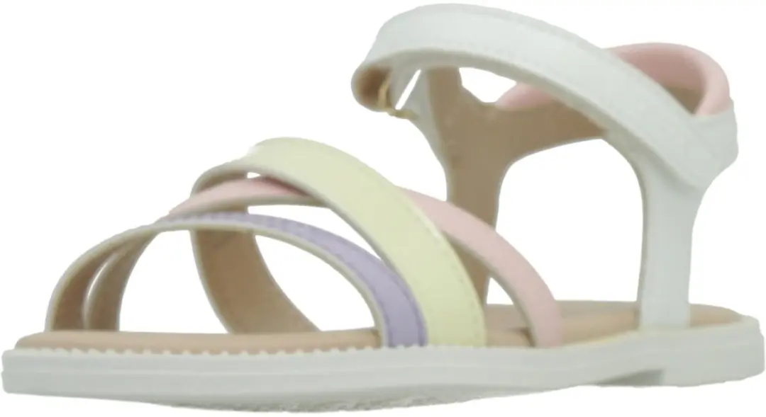 Geox Karly Meisjes Sandalen J5235D - Maat 35 - Wit/Lila