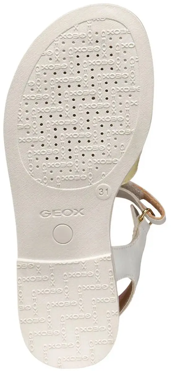 Geox Karly Meisjes Sandalen J5235D - Maat 35 - Wit/Lila - afbeelding 6 van 6