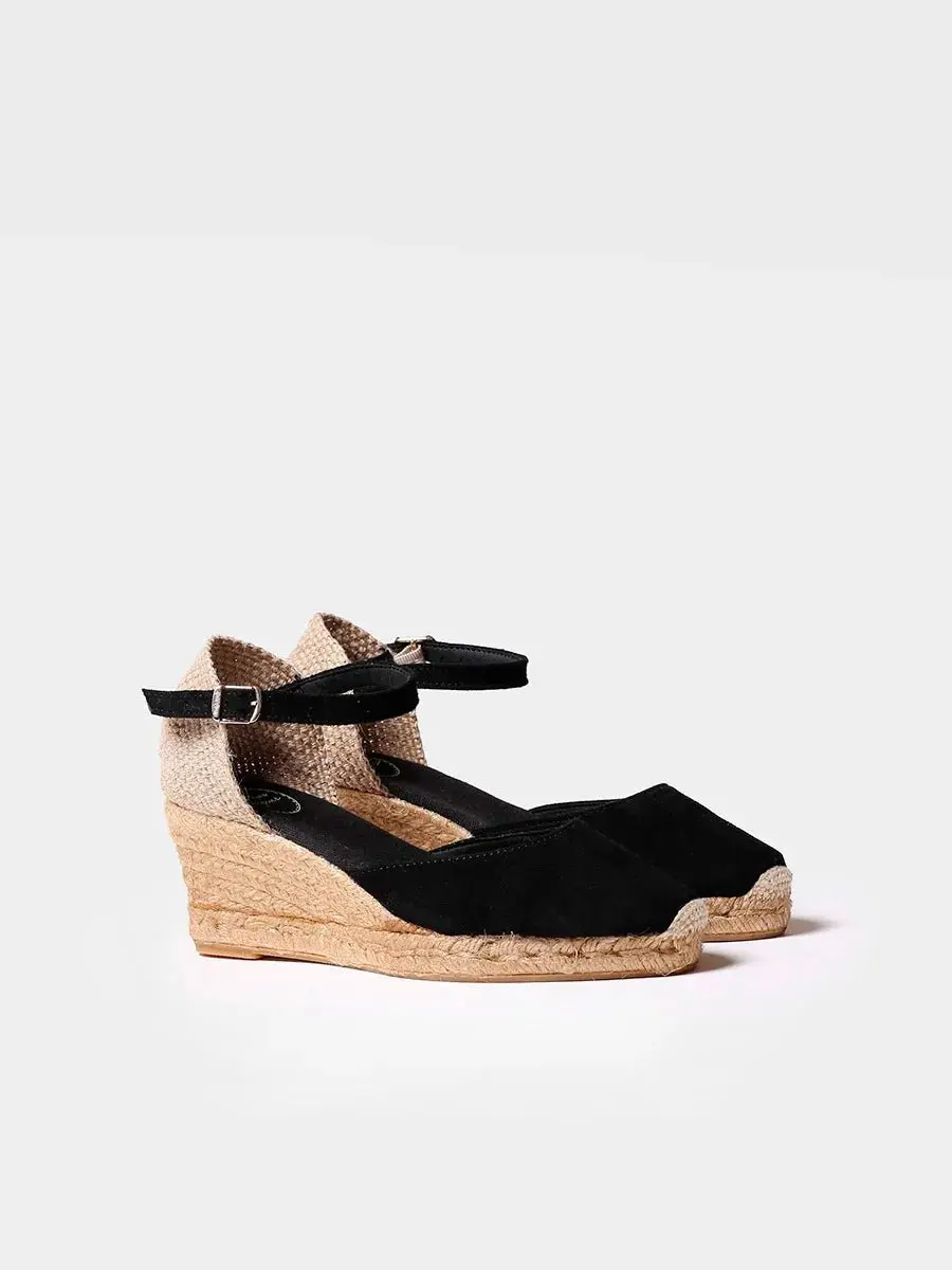 Toni Pons Lloret-5 Dames Espadrilles - Zwart - afbeelding 4 van 6