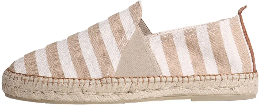 Espadrilles voor heren van gestreepte stof