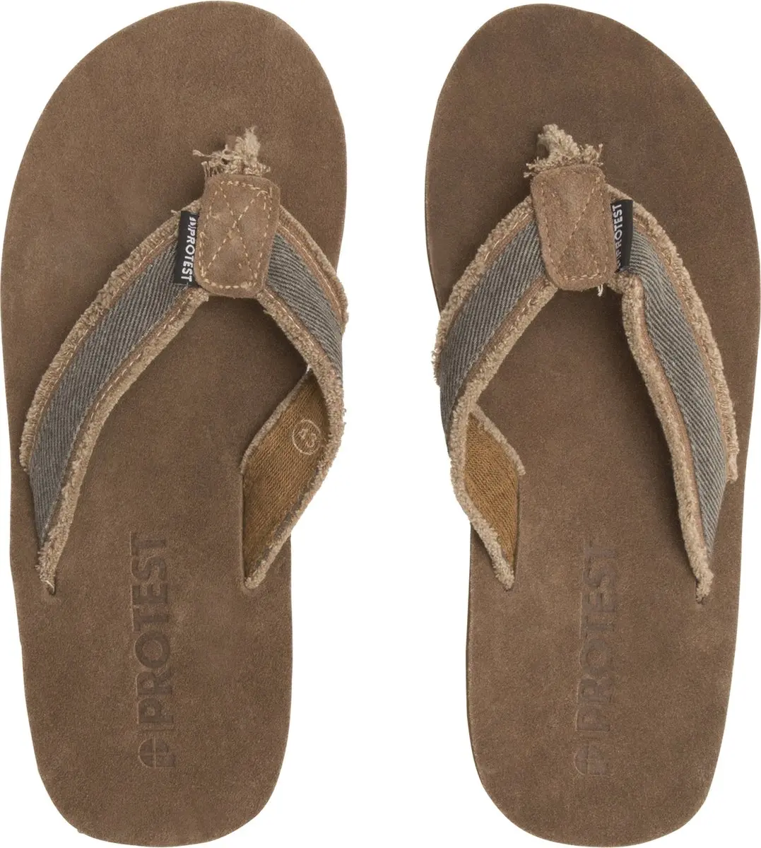 Protest Gabona Teenslippers Heren - Lichtgewicht - Coconut - afbeelding 3 van 6