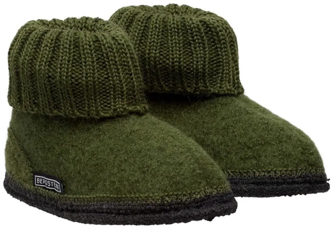 Bergstein Cozy Pantoffels 46 - Zuiver scheerwol Forest