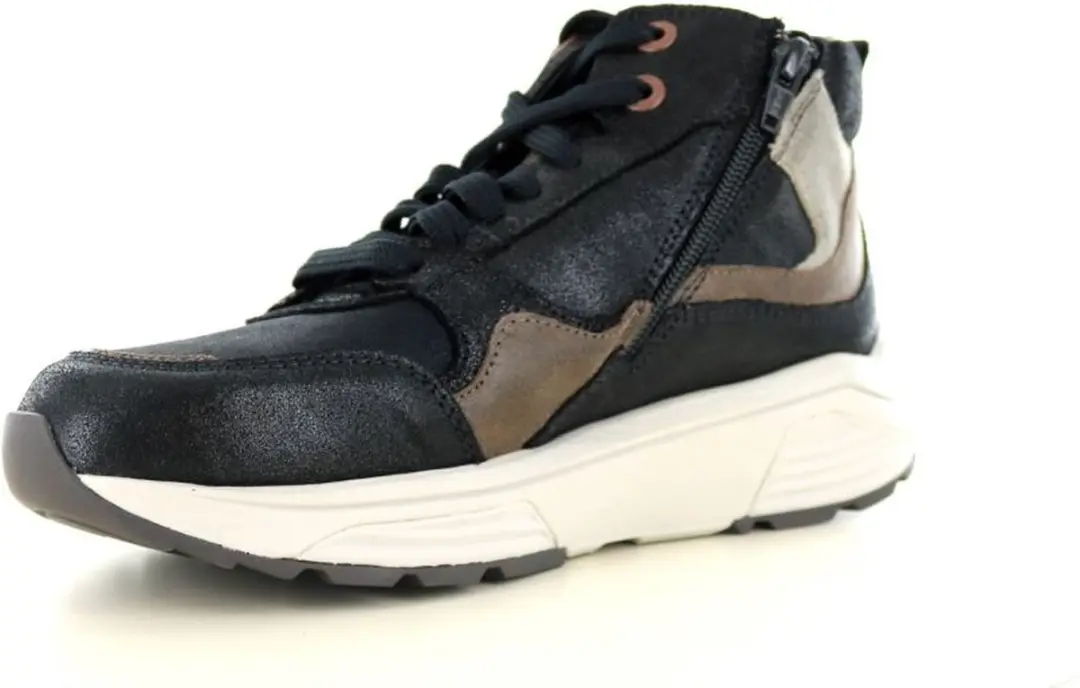 Xsensible Sue G Hoge Sneaker - Dames - Zwart - Maat 42