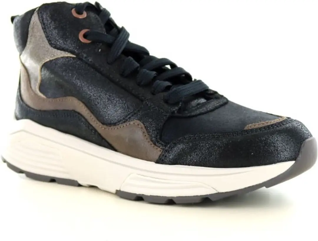 Xsensible Sue G Hoge Sneaker - Dames - Zwart - Maat 42