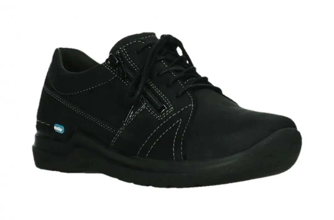 Wolky Dames Veterschoenen 06609 Feltwell - Zwart