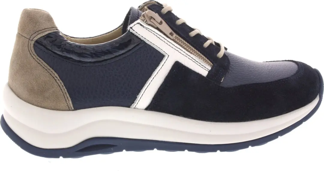 Dames Veterschoenen Wolky Comrie Torello Denim 0097992 Donkerblauw