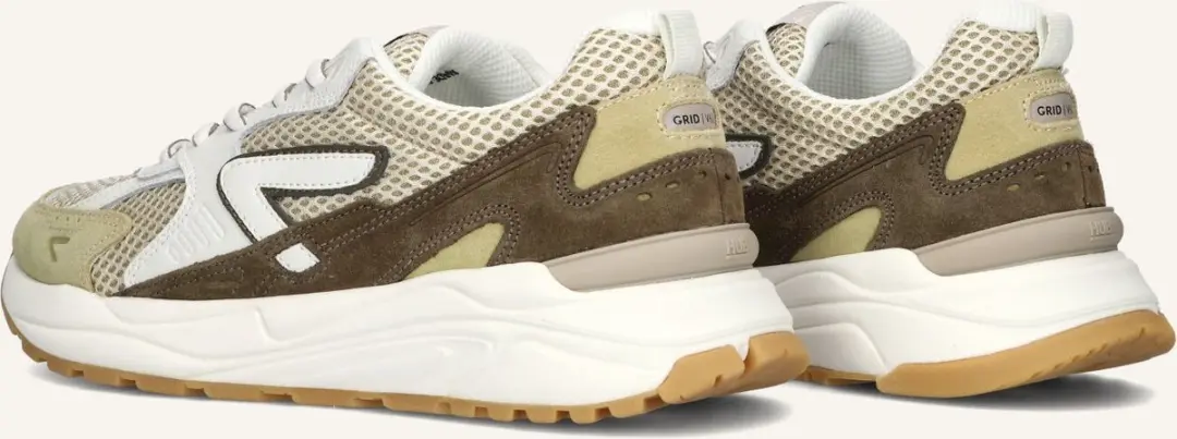 Hub Grid-m Sneakers Heren - Beige - Maat 43