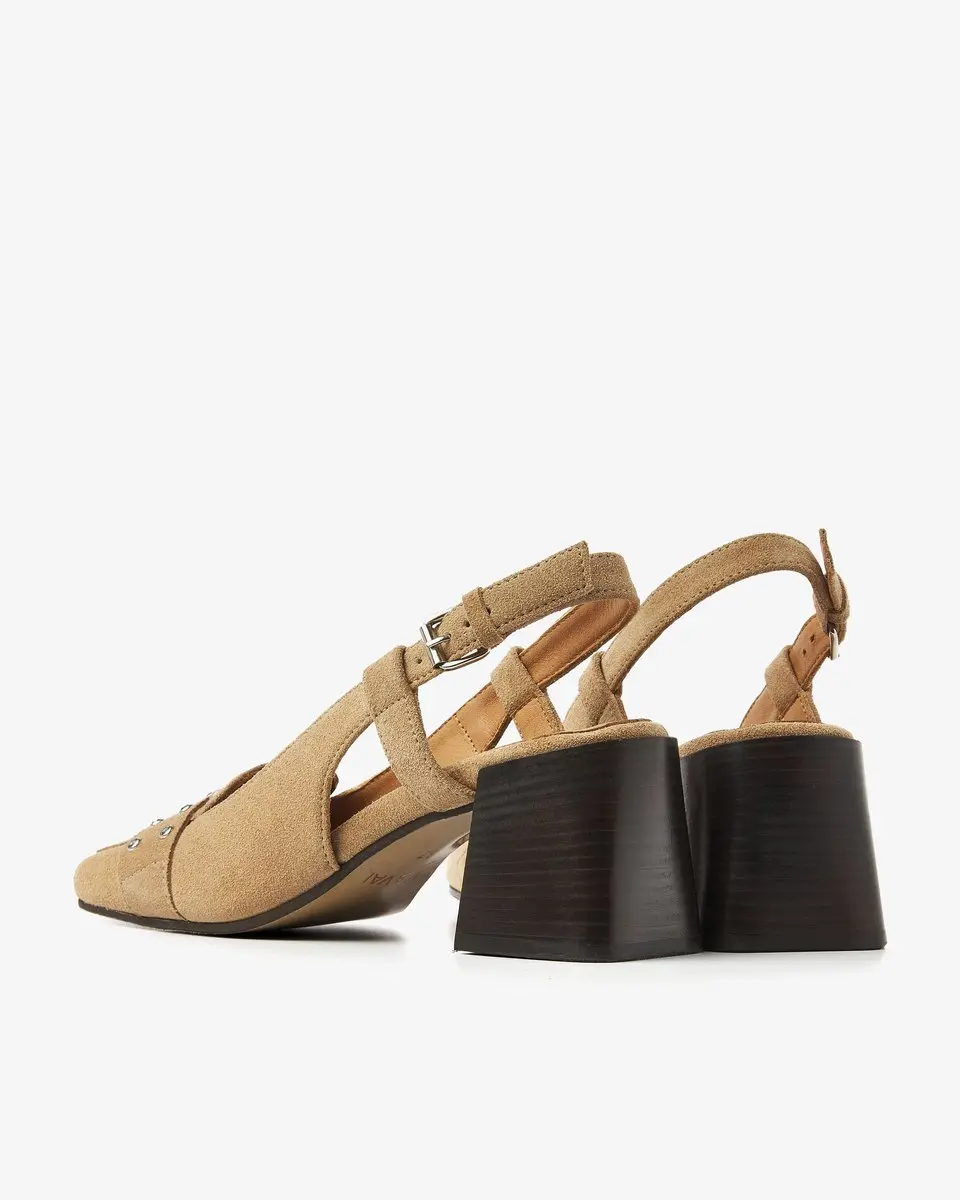 VIA VAI Laine Julia Slingbacks - Beige - Maat 40