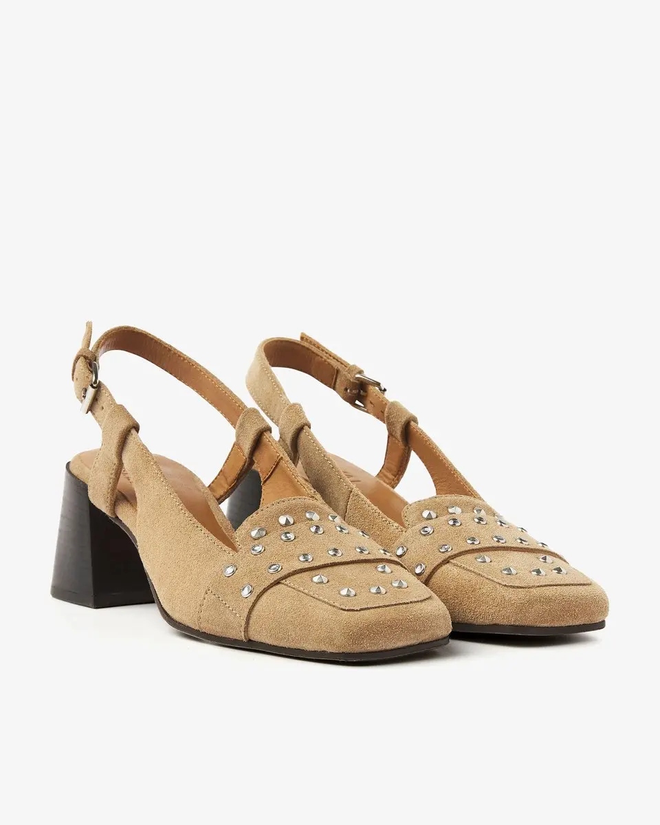 VIA VAI Laine Julia Slingbacks - Beige - Maat 40