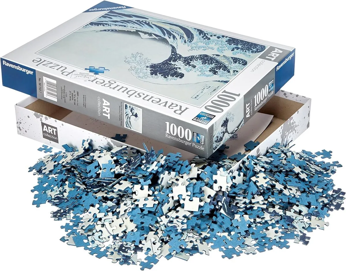 Ravensburger The Great Wave Off Kanagawa Puzzle - 1000 Stukjes