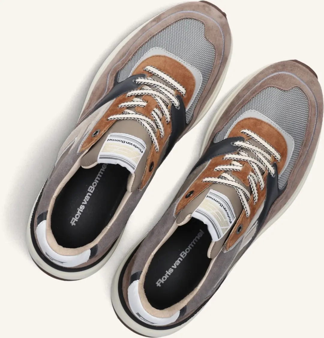Floris van Bommel Sfm-10139 Noppi Sneakers - Taupe - Maat 47