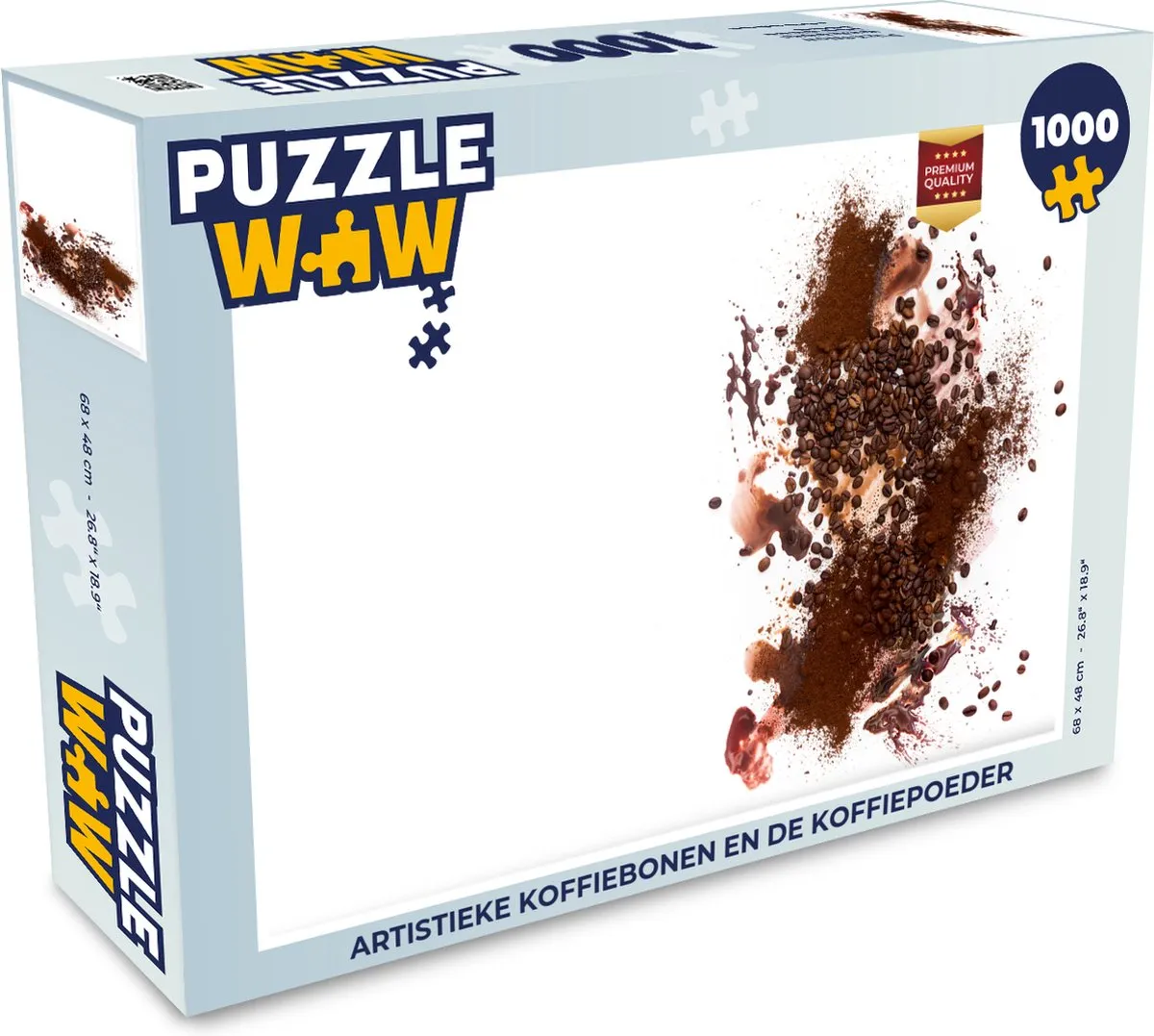 PuzzleWow Legpuzzel Artistieke Koffiebonen 1000 Stuks