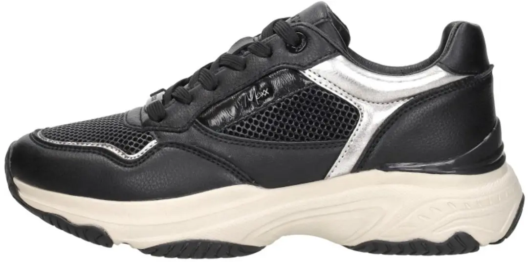 Mexx Radja Pax Sneakers Dames - Zwart - afbeelding 2 van 6