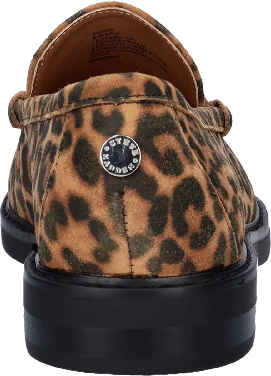 Steve Madden Adison Dames Loafer - Bruin Multi - Maat 38