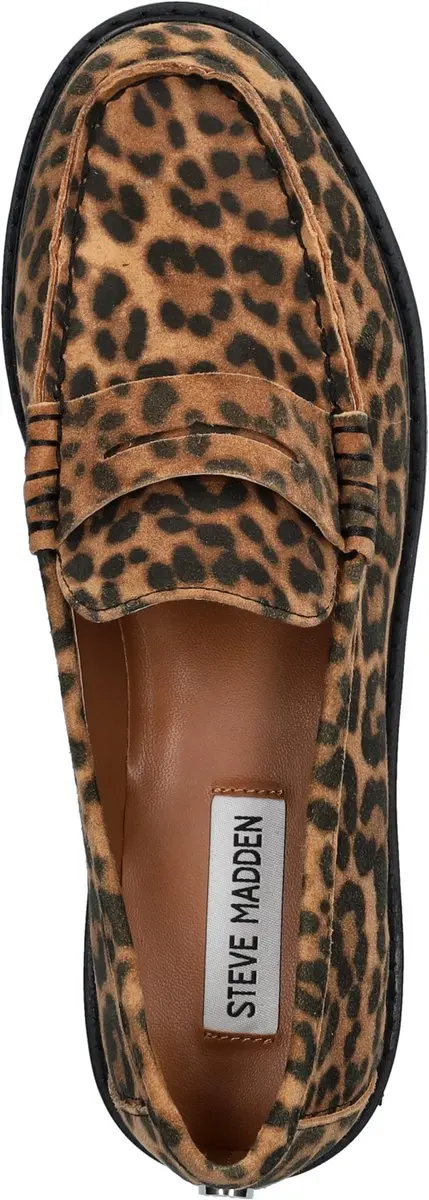 Steve Madden Adison Dames Loafer - Bruin Multi - Maat 38