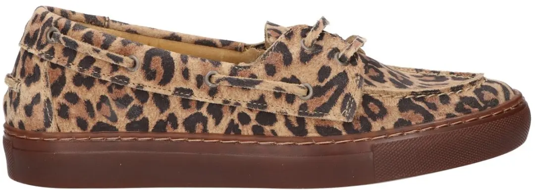 La Strada Mocassin Leopard Suede