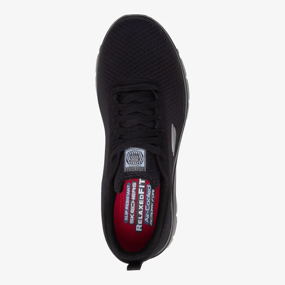 Skechers FLEX ADVANTAGE SR 300313 Heren Veterschoenen - Zwart - afbeelding 3 van 6