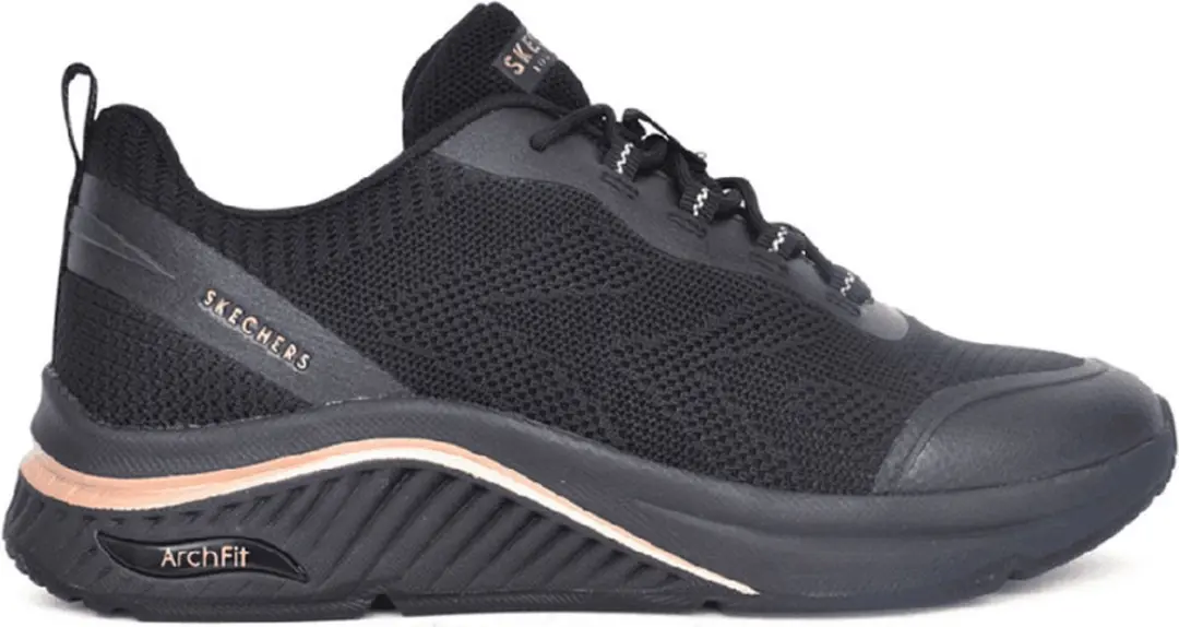 Skechers 155567-BBK Sneaker - Maat 41 - Zwart - afbeelding 2 van 6