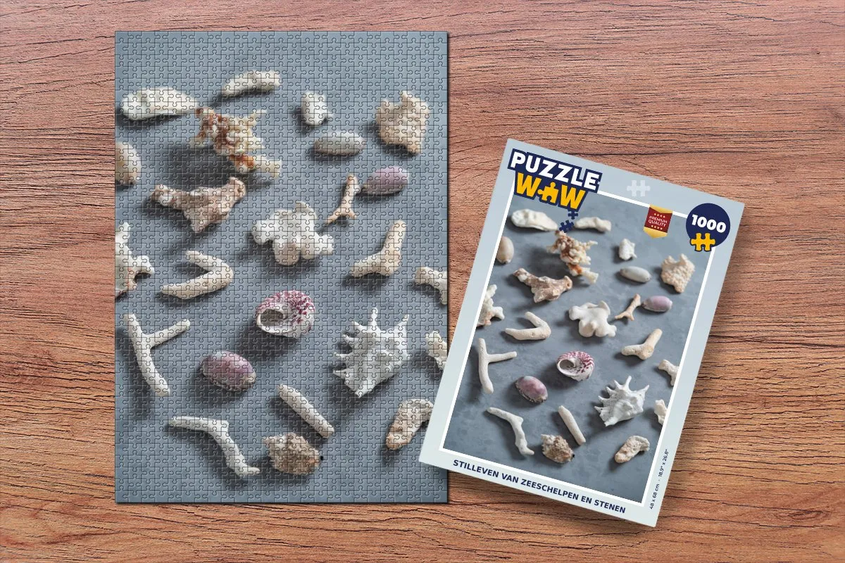 PuzzleWow Zeeschelpen Legpuzzel 1000 Stuks - Multicolor