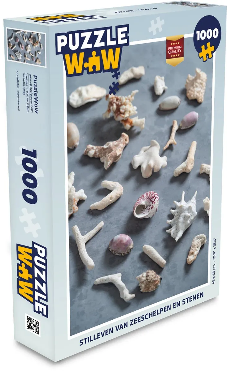 PuzzleWow Zeeschelpen Legpuzzel 1000 Stuks