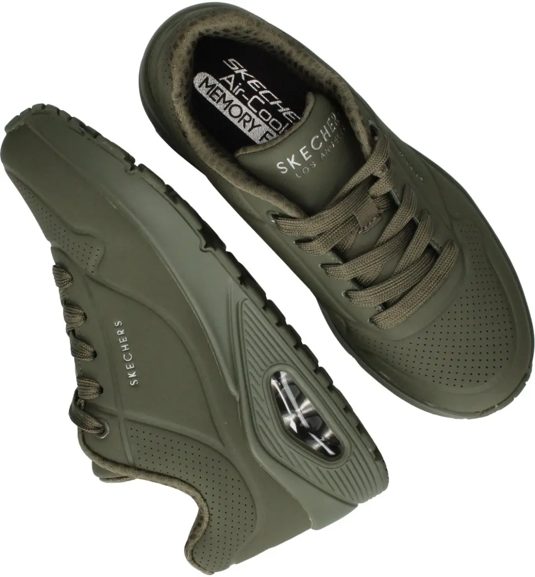 Skechers Uno-Stand On Air 090208 Jongens Sneakers - Groen - afbeelding 6 van 6