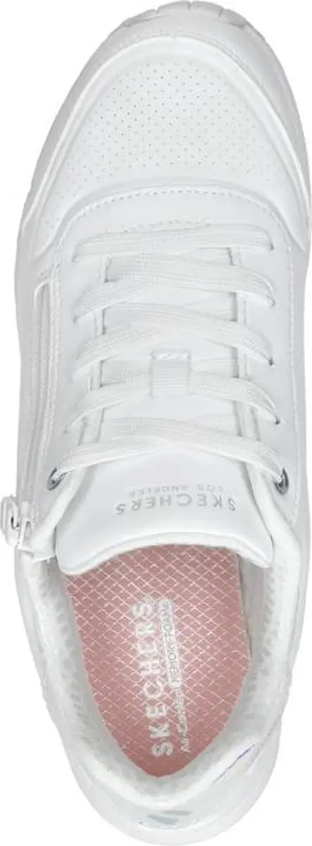 Skechers Uno Gen1 Meisjes Sneakers - Wit - afbeelding 6 van 6