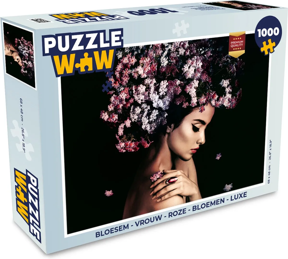 PuzzleWow Bloesem Vrouw Legpuzzel 1000 Stuks