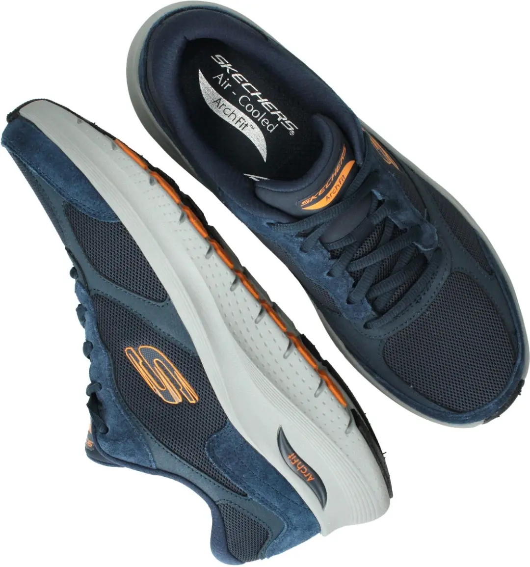 Skechers Arch Fit 2.0 The Keep Heren Sneakers - Navy - afbeelding 6 van 6