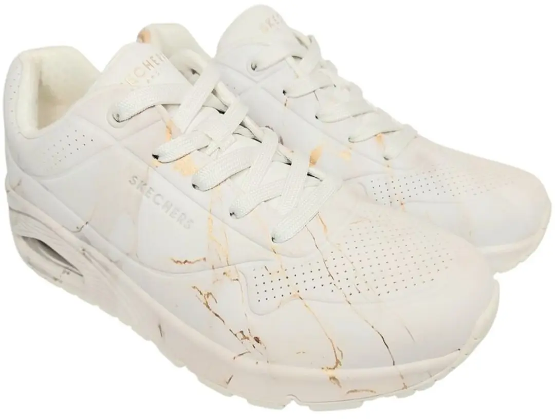 Skechers Sneaker 155584/OFWT Wit Marmer