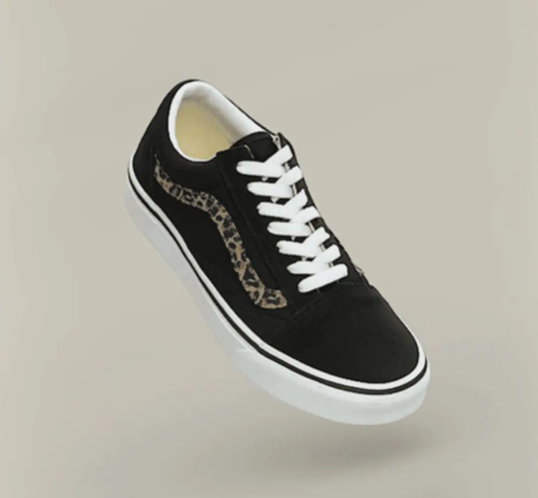 Vans Old Skool Schoenen - 37 - Leopard Black