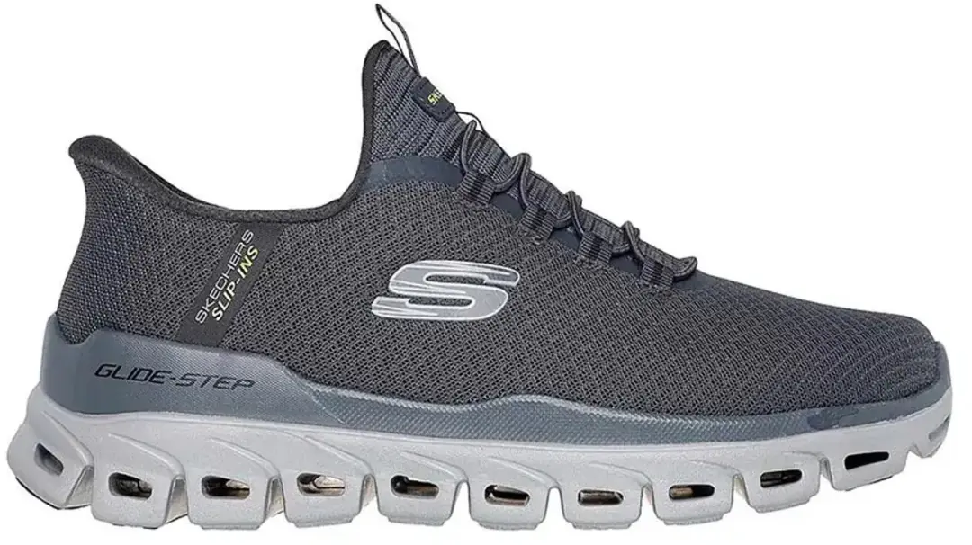 Skechers Slip-ins Glide-Step Heren Sneakers - Grijs - Maat 40