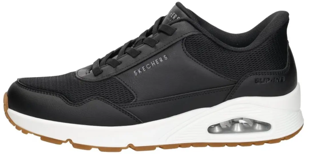Skechers Uno Banksia Slip-Ins Heren Sneakers - 41 - Zwart