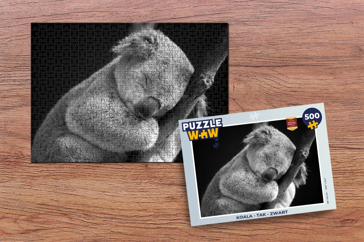 PuzzleWow Koala Tak Puzzel 500 Stuks - Multicolor