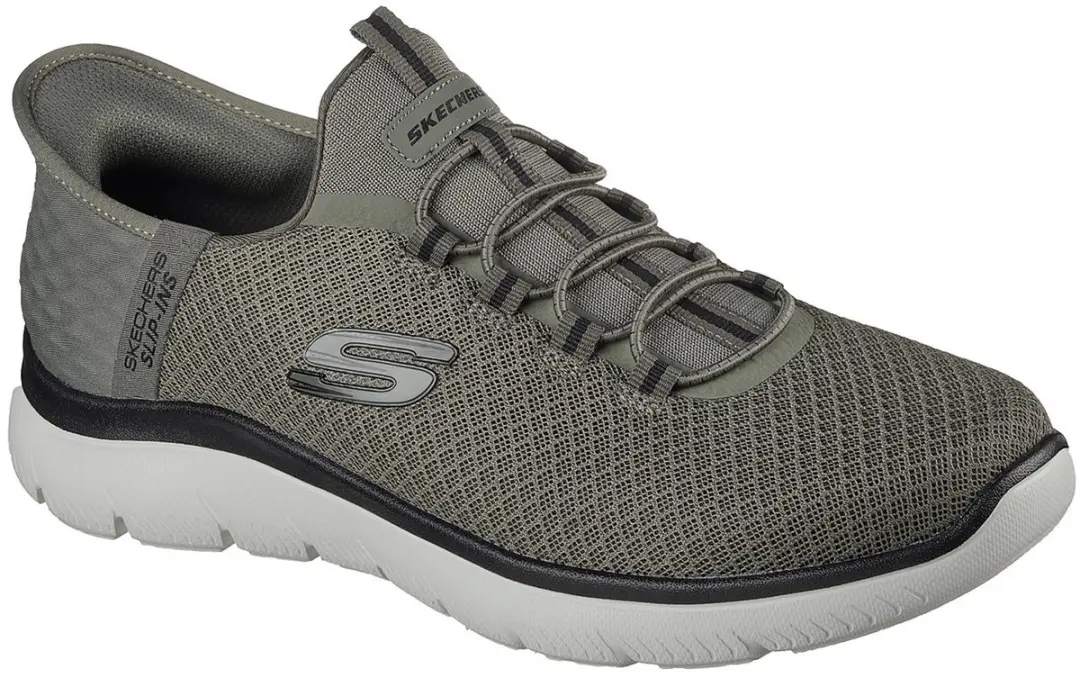 Skechers Sport Heren SUMMITS HIGH RANGE Sneakers Instappers Vegan 232457 Olive B