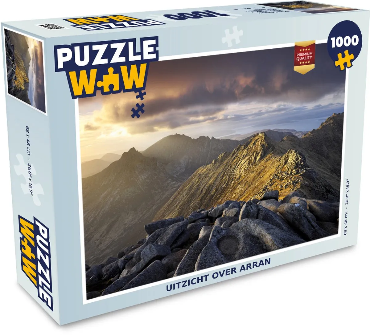 PuzzleWow Uitzicht over Arran Legpuzzel 1000 Stuks