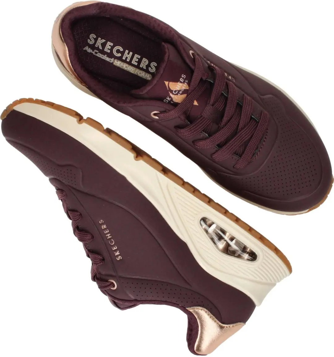 Skechers Uno Golden Air Sneakers 102201 - Maat 36 - Paars