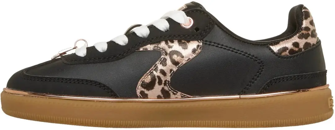 Skechers Hotshot Fame 310595L Meisjes Sneakers - 29 - Zwart/Leopard