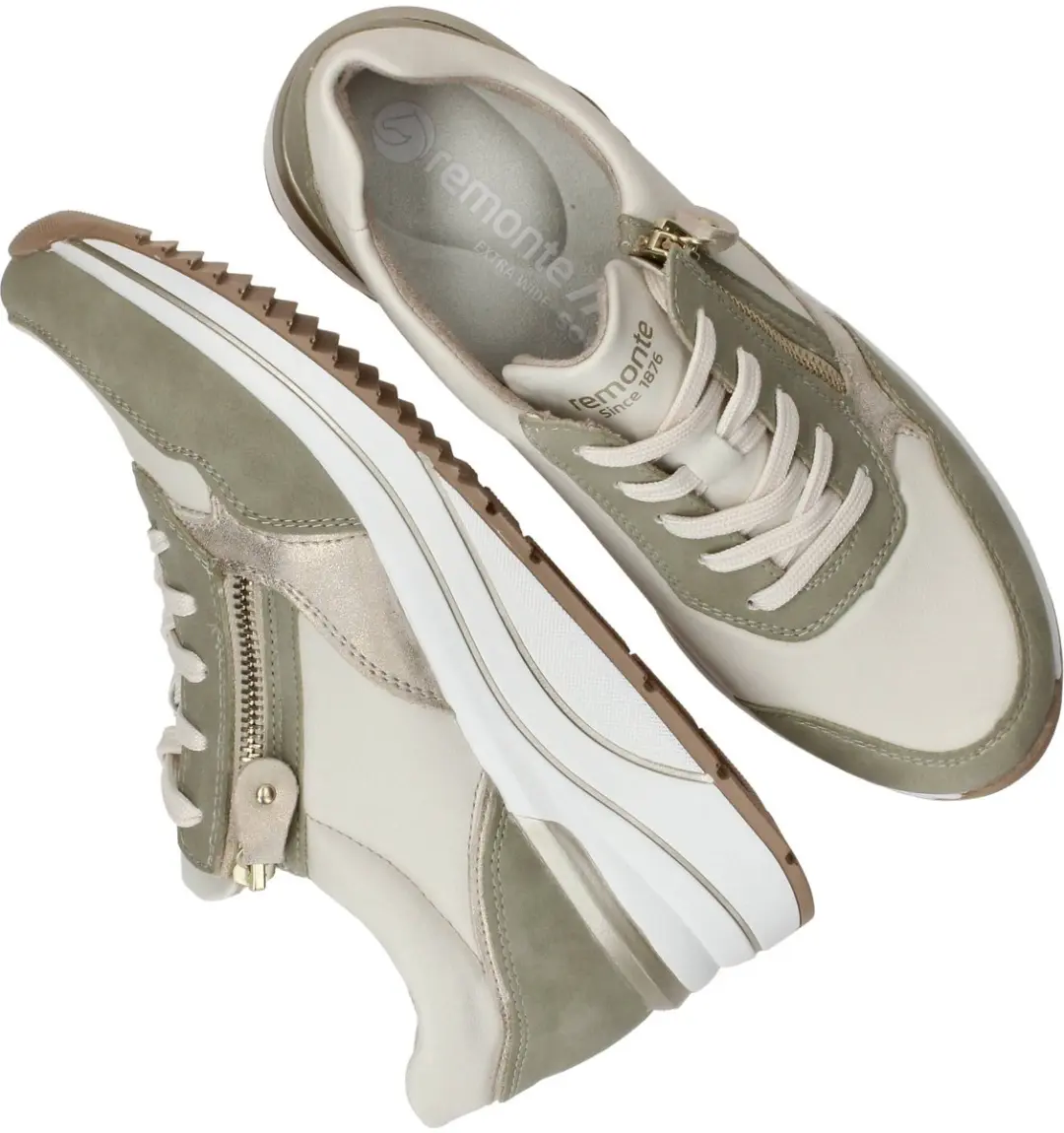 Remonte Dames Sneakers Groen - Maat 42 - afbeelding 6 van 6