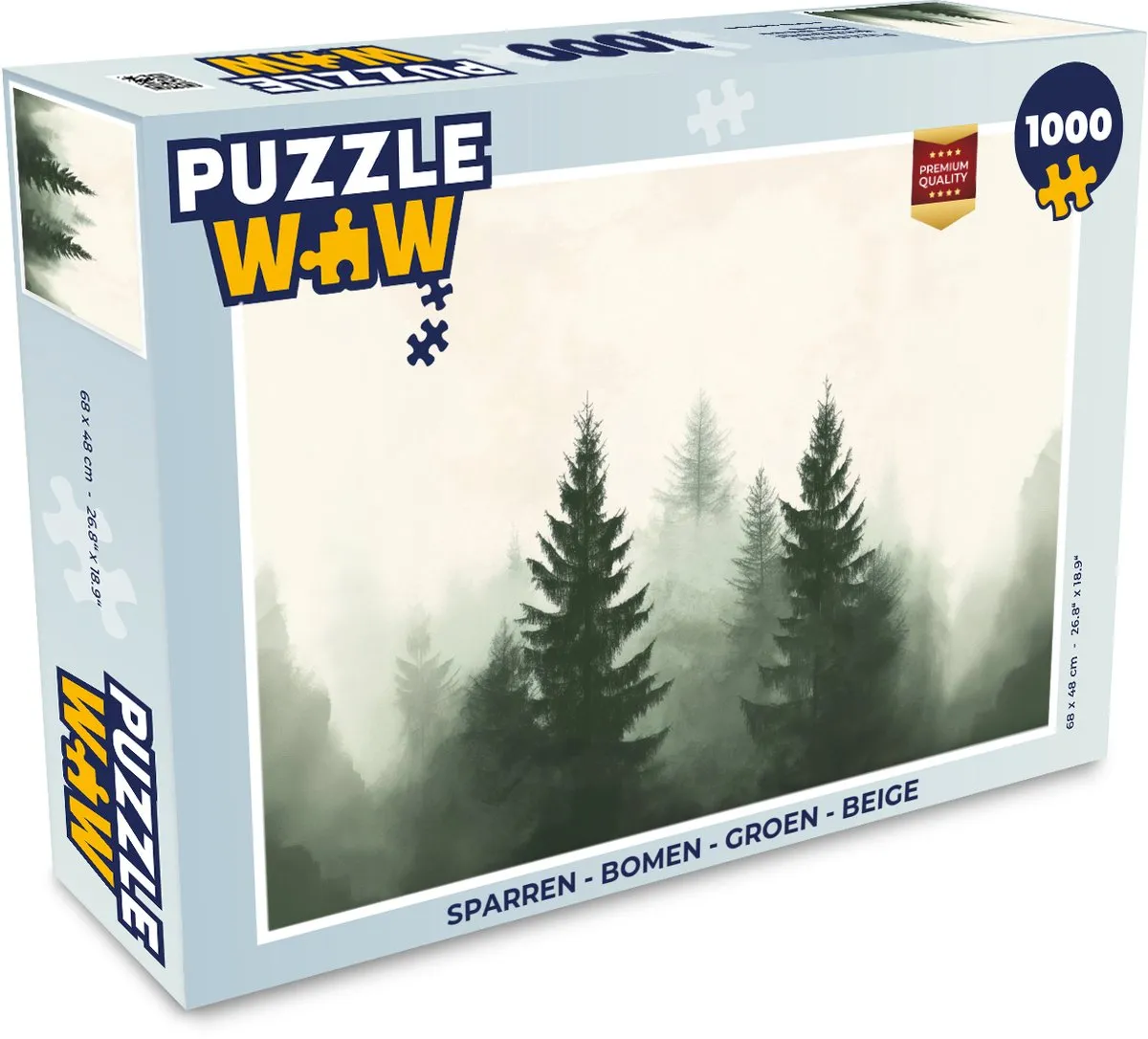 PuzzleWow Bomen Legpuzzel 1000 Stuks