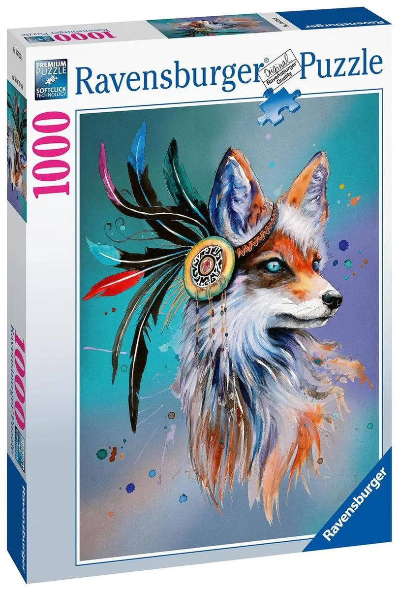 Ravensburger Boho Vos Legpuzzel 1000 Stuks - Multicolor