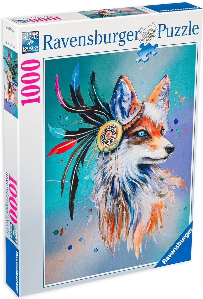 Ravensburger Boho Vos Legpuzzel 1000 Stuks - Multicolor - afbeelding 6 van 6