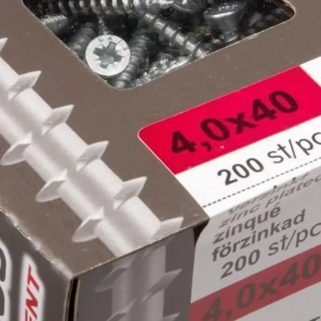 Dynaplus Unischroef POZI 100mm - 200 Stuks - Verzinkt - afbeelding 2 van 6