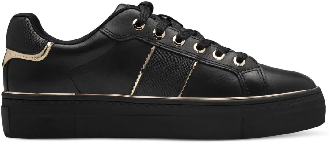 Tamaris Sneaker 1-23724-42 007 Dames Lage Damesschoenen M2372442 Zwart